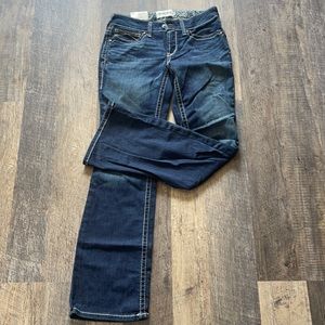 Ariat Real Denim. Mid rise bootcut